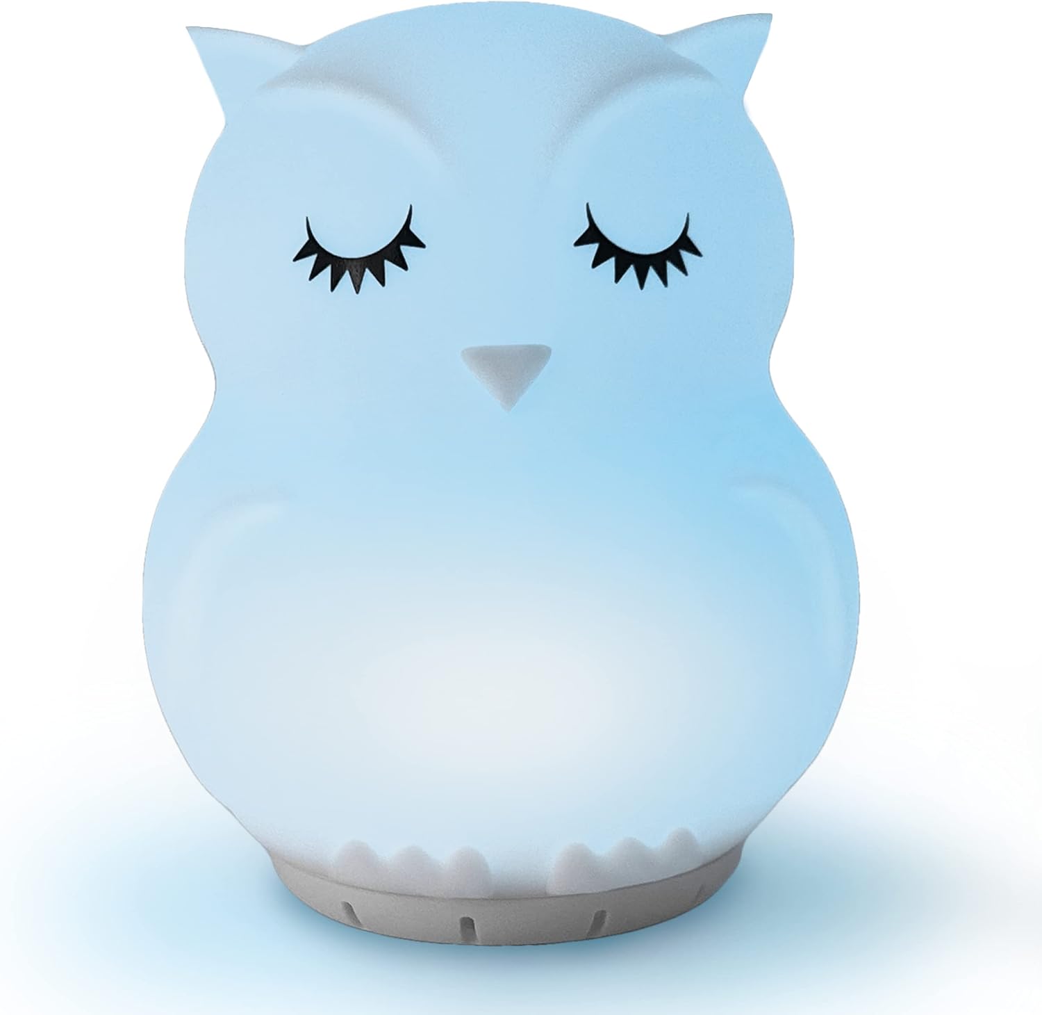 Rainlax Breathing Owl glowing softly in blue light